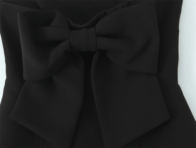 Women's Dresses 2024 New Fashion Bow Dresses Elegant and chic women's miniskirts