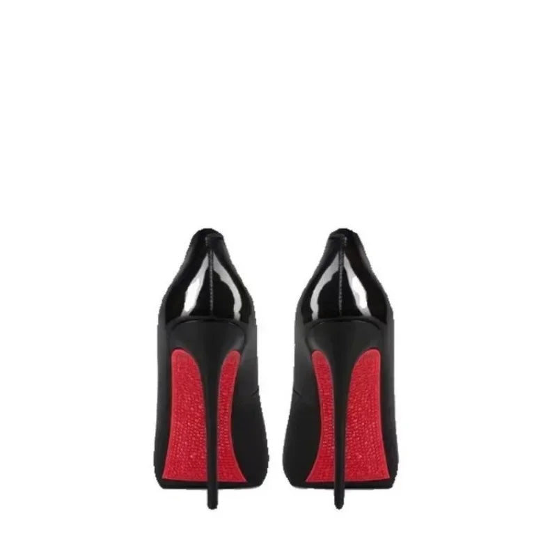 2025 New Hot Selling Solid Color Women's Single Shoes Pointed Toe Stiletto Heel Slip-on Party Banquet Fashion Women's Shoes