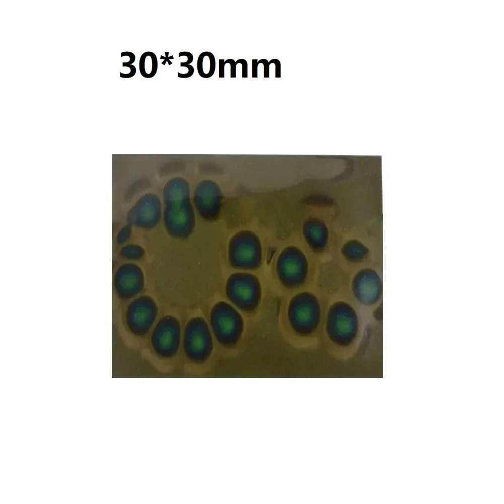 25/30/50mm Magnetic Field Viewer Magnet Poles Testing Card Magnetism Area Observation Film Card Magnet Detector Pattern Display