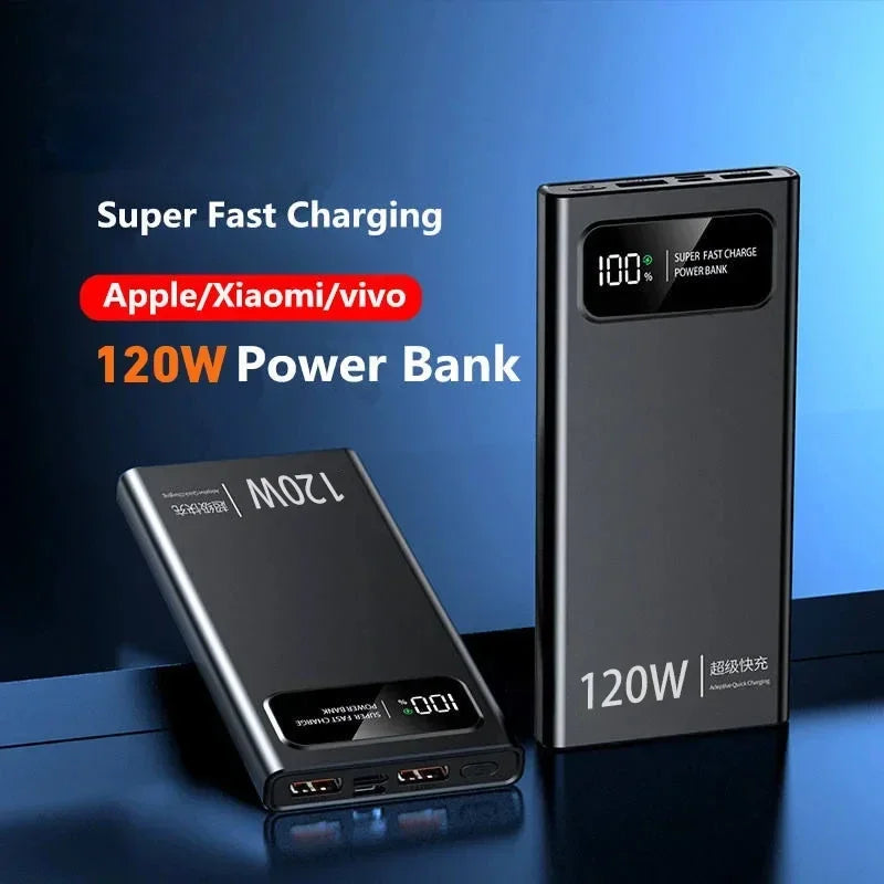 Xiaomi 120W PowerBank Super Fast Charging 200000mAh Large Capacity Portable Emergency Battery Supply Mobile Power For IPhone New