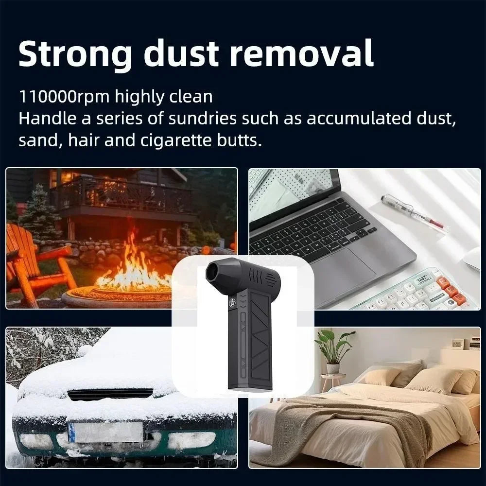 Xiaomi X6 Violent Fan 140000RPM Powerful Air Blower Vacuum Dust Cleaner TypeC Charging Strong Winds 53m/s Brushless Turbo Blower