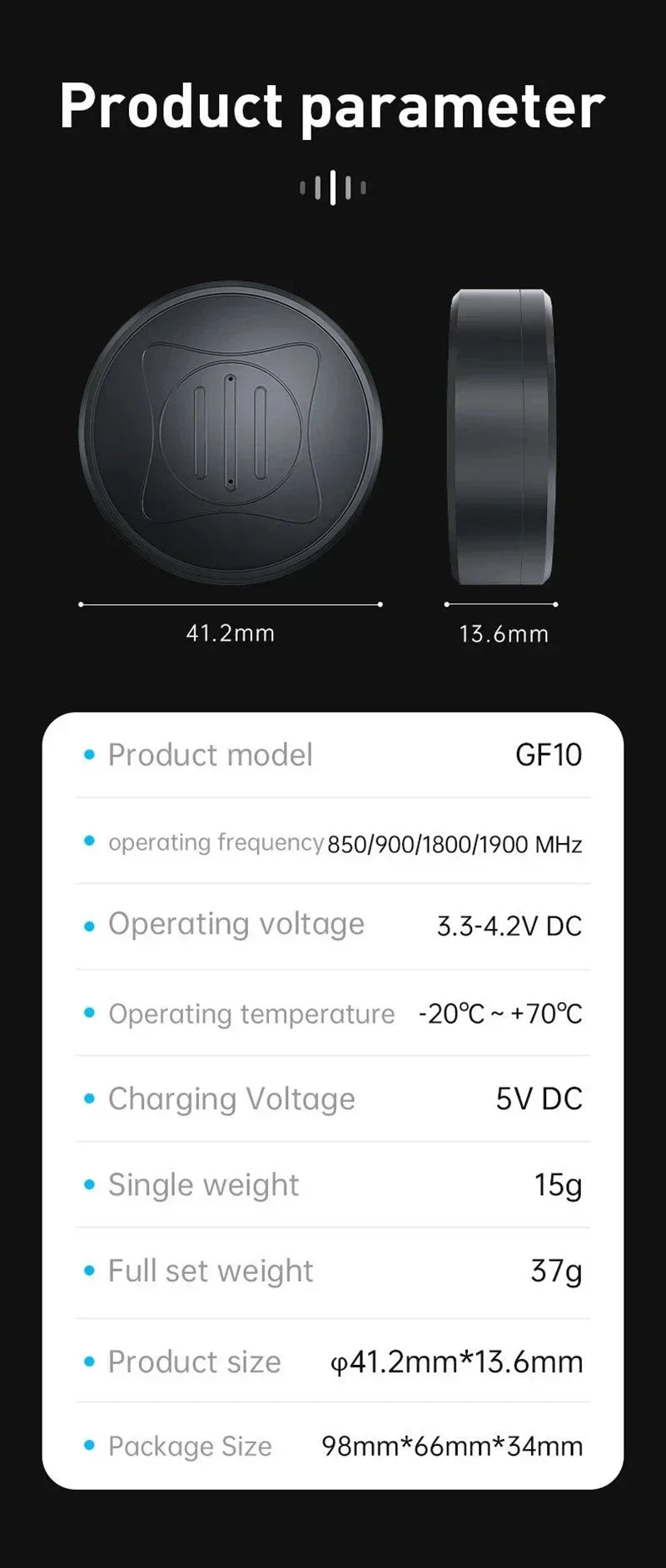 Xiaomi GPS Tracker Strong Magnetic Car Anti-Lost Device Pet Kids Bag racking Smart Finder Locator Accessories For IOS Android