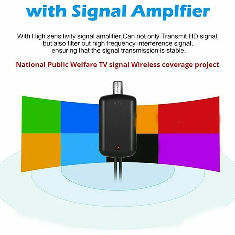 2024 New 4K 8K Indoor Digital TV Antenna HD HDTV Antena DVB-T/T2 DVBT2 Cable TV Antena 5000Miles UHF VHF DTV Tv Antennas Aerial