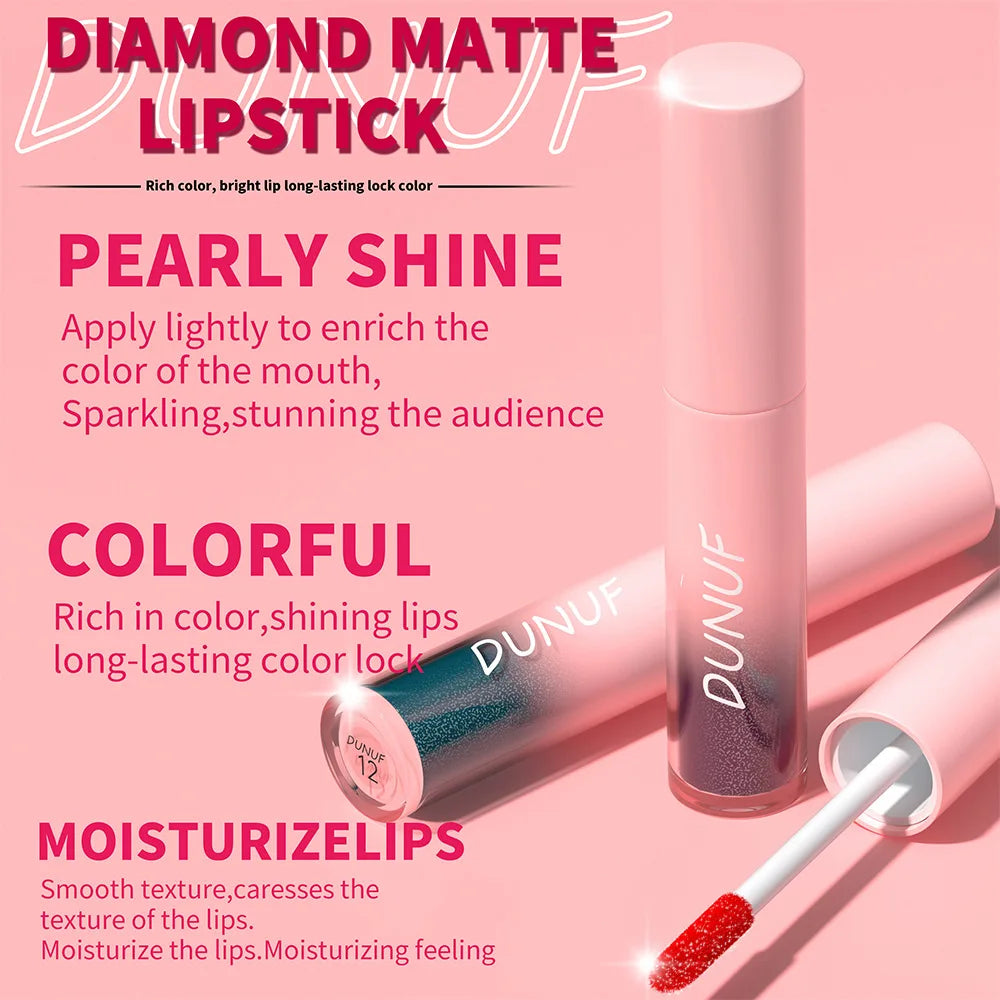 1pcs Pearlescent Lipstick - Waterproof Long-Lasting Lip Gloss Easy to Paint Exquisite Gift Stage Makeup Daily Makeup Universal