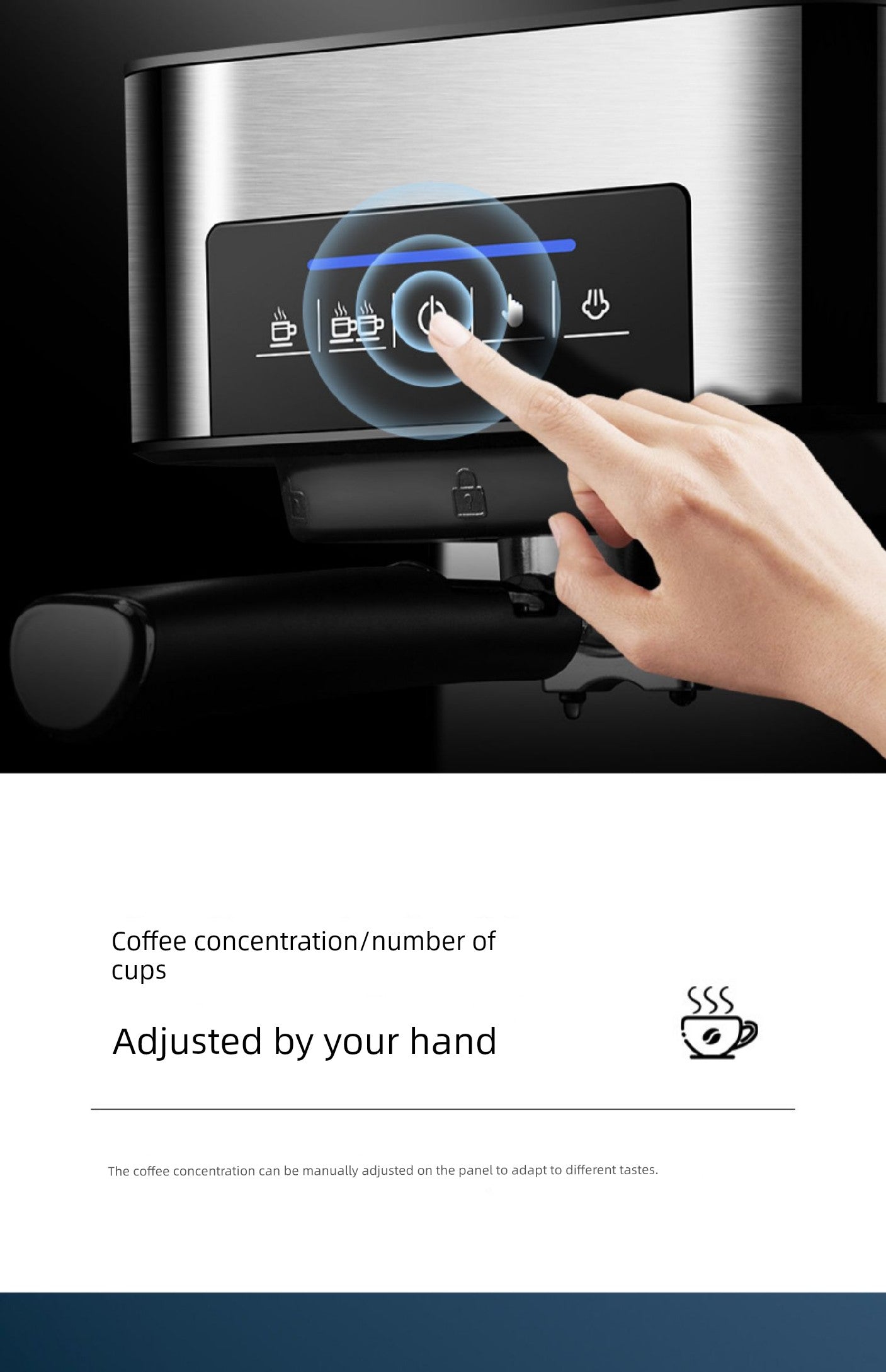 20bar Espresso Coffee Maker Machine Automatic Italian Latte Mocha Coffee Machine
