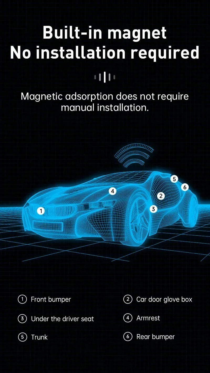Xiaomi GPS Tracker Strong Magnetic Car Anti-Lost Device Pet Kids Bag racking Smart Finder Locator Accessories For IOS Android