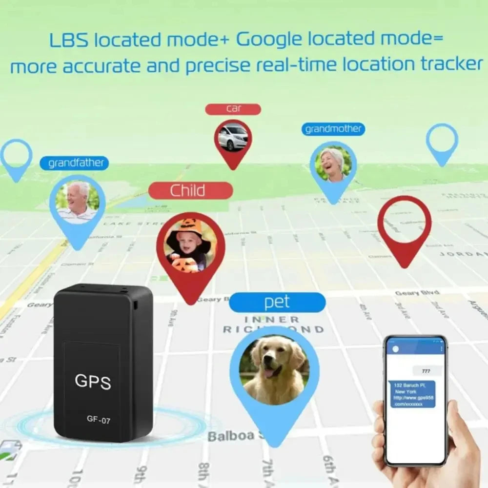 Xiaomi GF07 GPS Portable Tracker Magnetic Car Tracking Anti-Lost Airtag Anti-Theft Equipment Precise Positioning GPS Locator