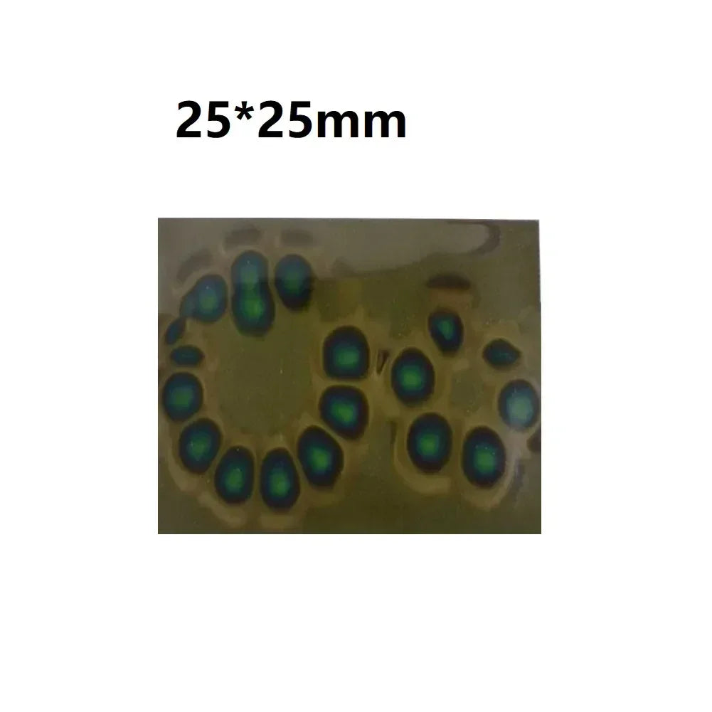 25/30/50mm Magnetic Field Viewer Magnet Poles Testing Card Magnetism Area Observation Film Card Magnet Detector Pattern Display