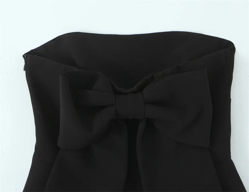 Women's Dresses 2024 New Fashion Bow Dresses Elegant and chic women's miniskirts
