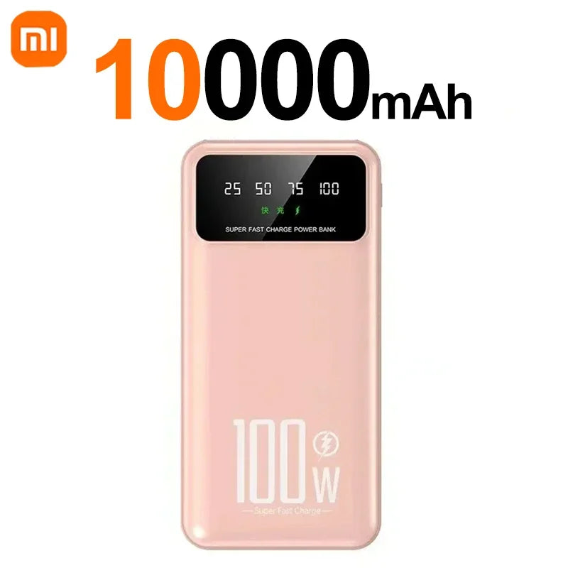 Xiaomi PowerBank 50000mAh High Capacity 100W Fast Charging Portable Charger emergercy Battery supply Powerbank for iPhone Huawei