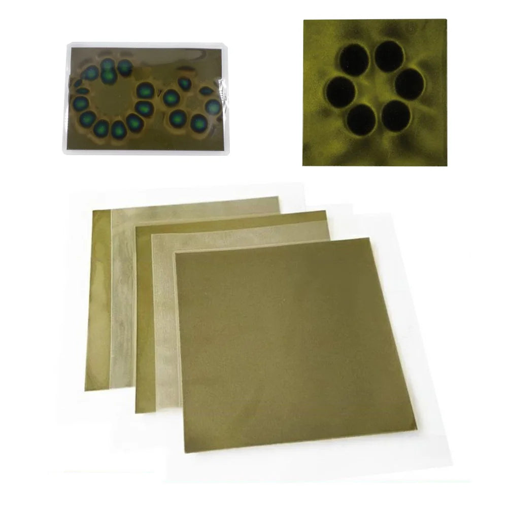 25/30/50mm Magnetic Field Viewer Magnet Poles Testing Card Magnetism Area Observation Film Card Magnet Detector Pattern Display