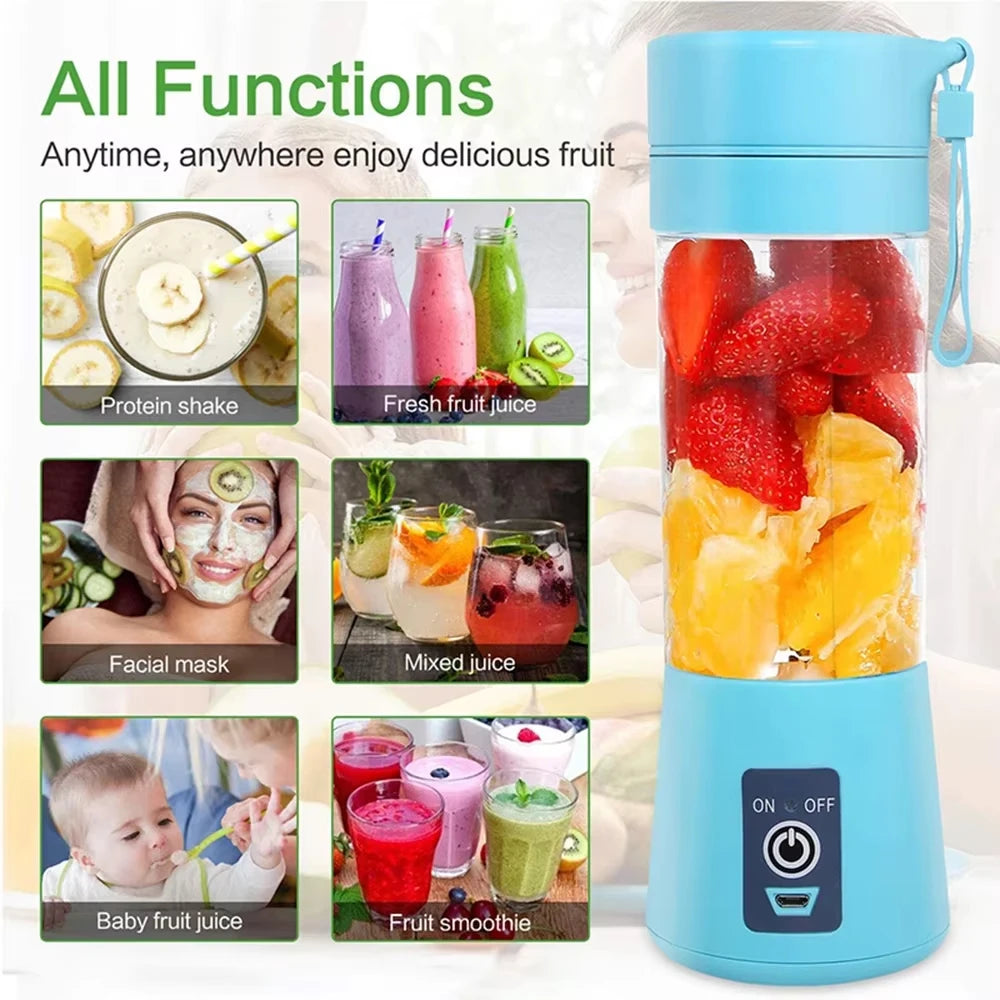 Xiaomi Electric Fruit Juicer Portable Handheld Usb Charging Personal Fresh Milk Smoothie Maker Mixer Cup For Home Picnic Office