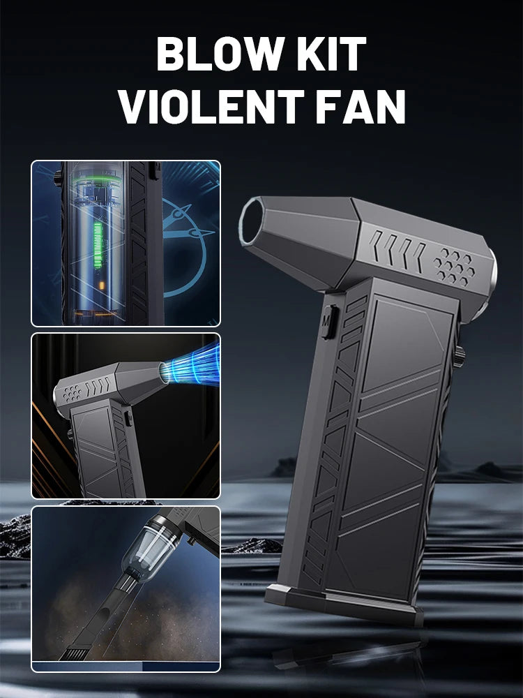X9 Turbo Jet Blower 300000RPM Powerful Air Blower Brushless Motor Turbo Fan Wind Speed 58m/s 8000mAh Souffleur Air Puissant Tool