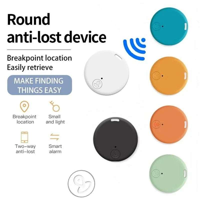 Xiaomi Portable Mini GPS Bluetooth Anti Lost Tracker For Old Men Kid Pet Bluetooth 5.0 Mobile Key Round Tracking Smart Locator