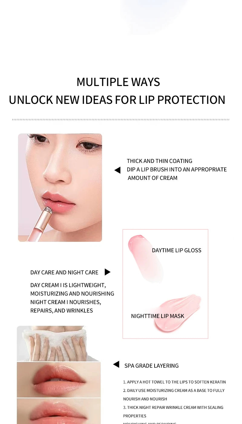 YPYP Zhencui Lip Care Set Moisturizing Water Light Jelly Day and Night Thick Apply Female Lip Balm 3.8g+2.8ml