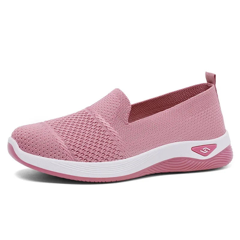 Women Work Shoes Comfortable for Work Spring Autumn Women Mesh Breathable Casual Slip on Platform Shoes Sneakers Women 36-41