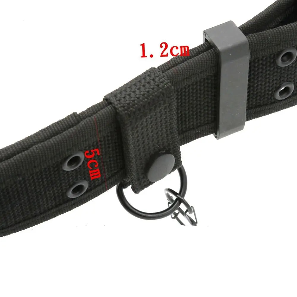 1pc Outdoor Tools Hiking Nylon Molle Ribbon Webbing D Buckle Key Hook Clip Climbing Carabiner