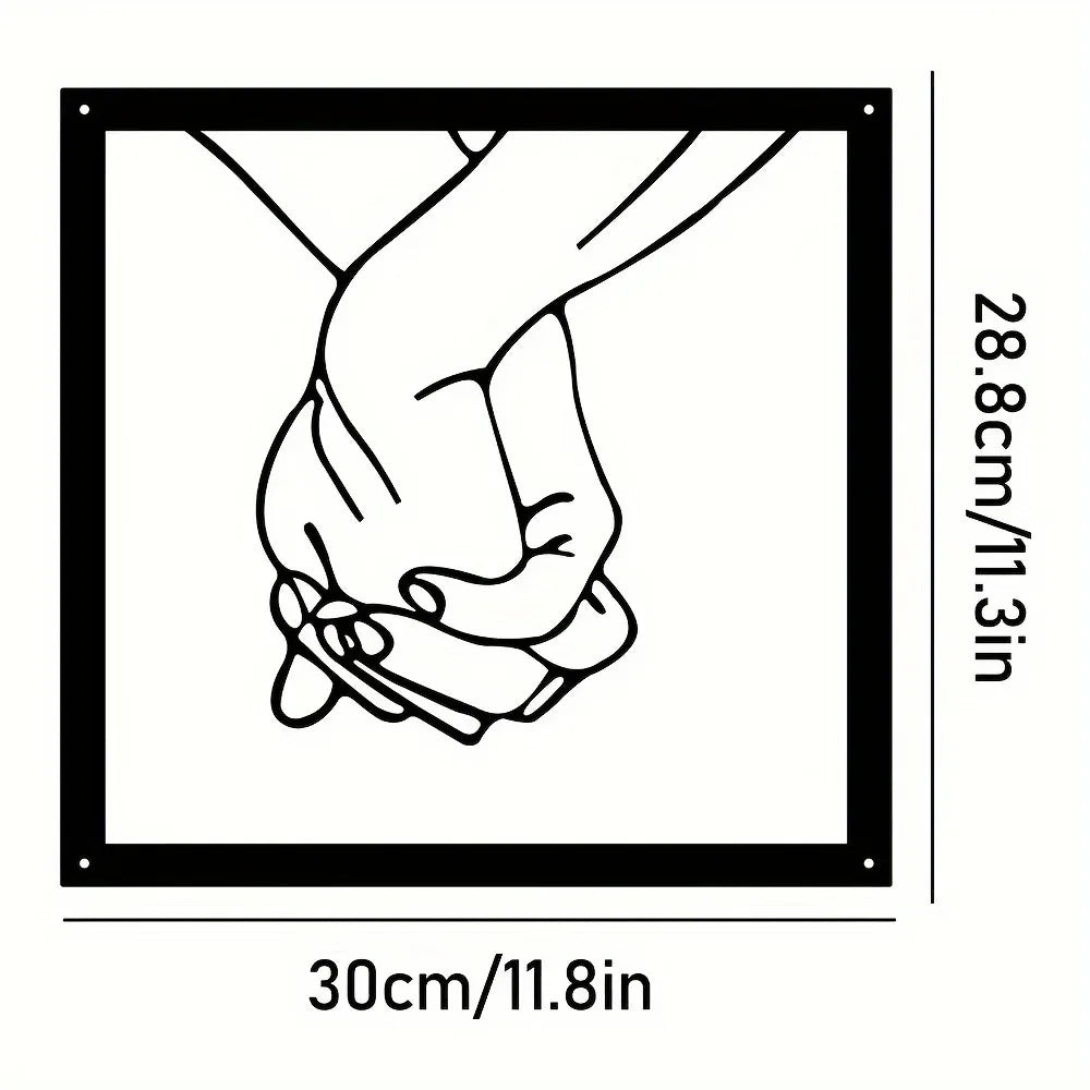 1pc Unique Metal Portrait Funny Toilet Wall Art - Humorous Bathroom Sign with Minimal Line Art Design - Restroom Decor