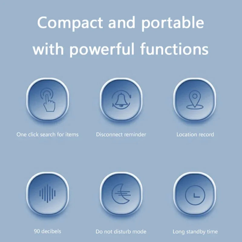 Xiaomi Mini GPS Tracker Bluetooth 5.0 Anti-Lost Device Pet Kids Bag Wallet Tracking Android IOS Smart Finder Locator Accessory