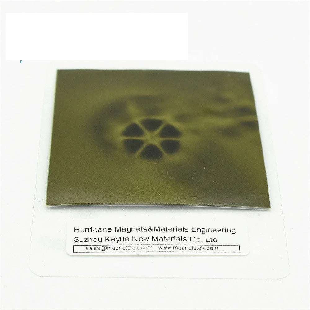 25/30/50mm Magnetic Field Viewer Magnet Poles Testing Card Magnetism Area Observation Film Card Magnet Detector Pattern Display
