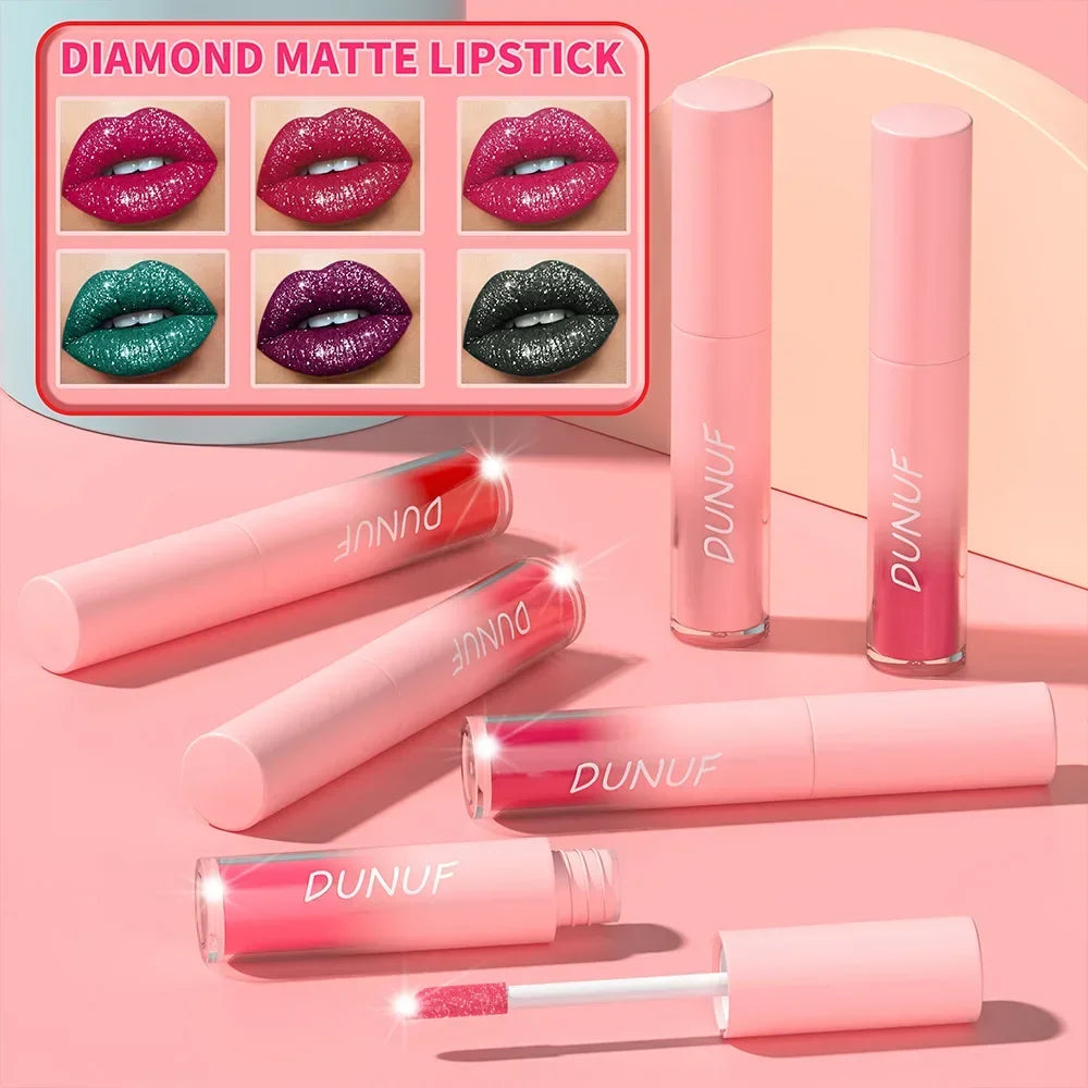 1pcs Pearlescent Lipstick - Waterproof Long-Lasting Lip Gloss Easy to Paint Exquisite Gift Stage Makeup Daily Makeup Universal