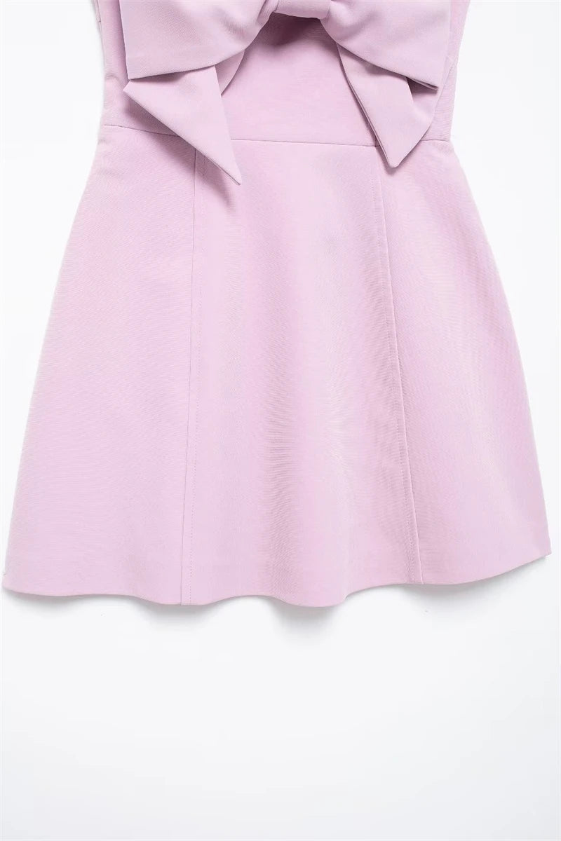 Women's Dresses 2024 New Fashion Bow Dresses Elegant and chic women's miniskirts