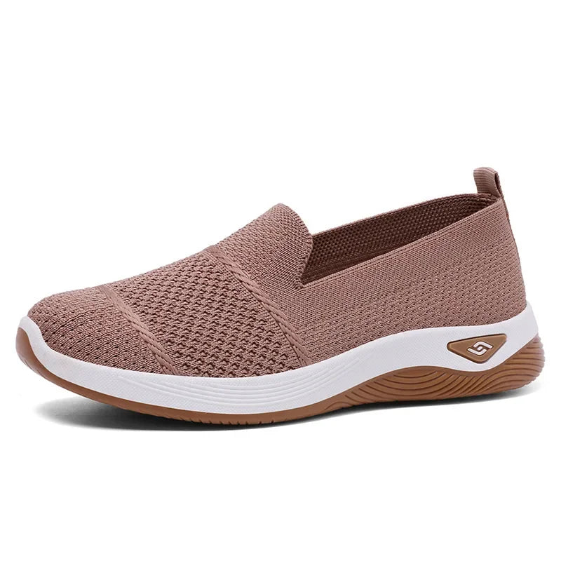 Women Work Shoes Comfortable for Work Spring Autumn Women Mesh Breathable Casual Slip on Platform Shoes Sneakers Women 36-41