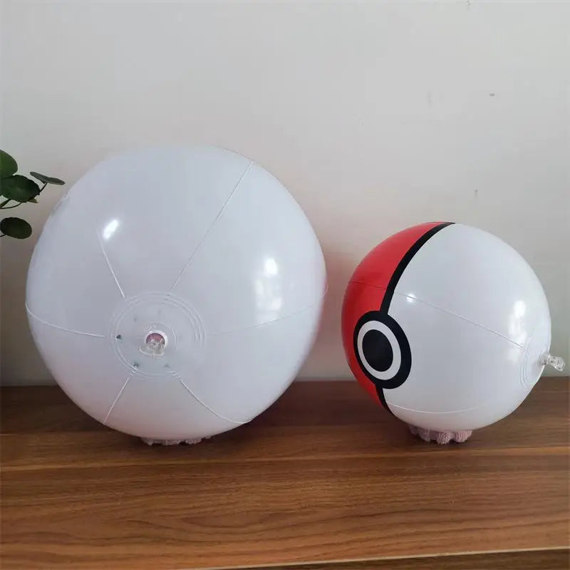 1PCS Pokeball Inflatable Beach Ball 30CM 40CM Balloons Football Swimming Pool Beach Party Decoration Sports Ball Fun Toy