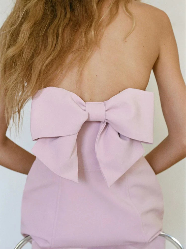 Women's Dresses 2024 New Fashion Bow Dresses Elegant and chic women's miniskirts