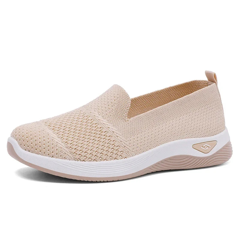 Women Work Shoes Comfortable for Work Spring Autumn Women Mesh Breathable Casual Slip on Platform Shoes Sneakers Women 36-41