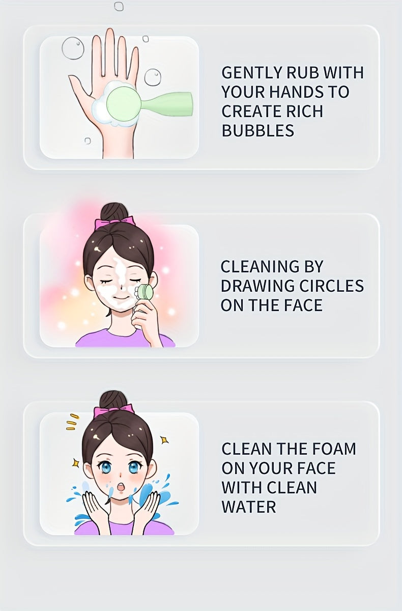 2-in-1 Dual-Sided Silicone Facial Cleansing Brush with Exfoliating Bristles & Soft Massage Tips - Gentle Deep Pore Cleansing & Skincare Tool, Travel-Friendly Hanging Loop, Unscented for Sensitive Light Beige, Facial Cleanser,