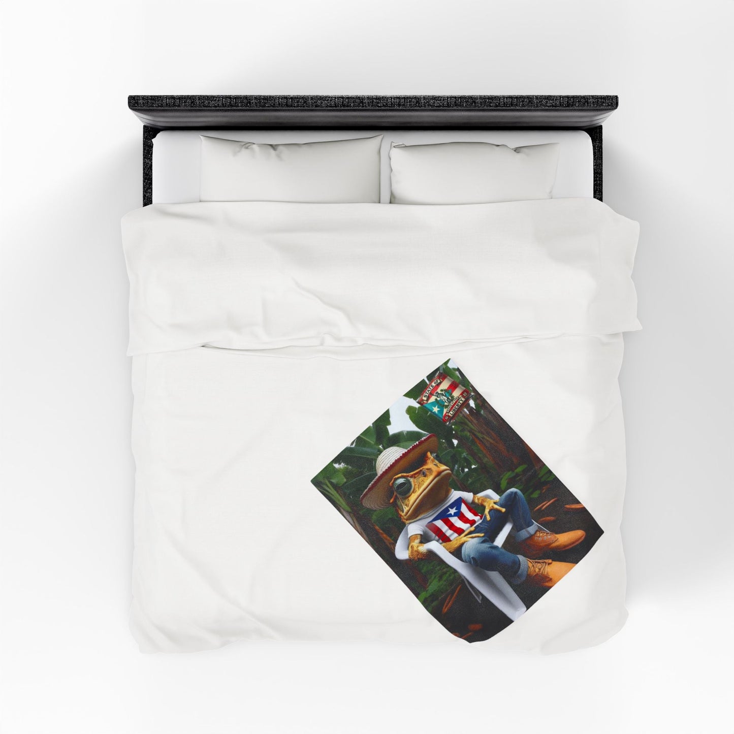 Abrazo Boricua en forma de manta Warmth from the Island, Wherever You Are Cozy Throw for Home, - Metamorphosis Creations