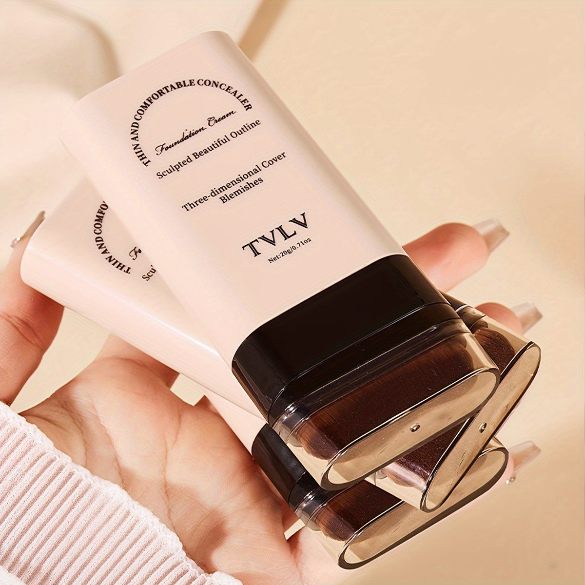 2-in-1 Concealer & Foundation Stick Waterproof, Sweat-Proof, Matte Finish | Long-Lasting Makeup for Daily Wear, Travel, Photography & Stage