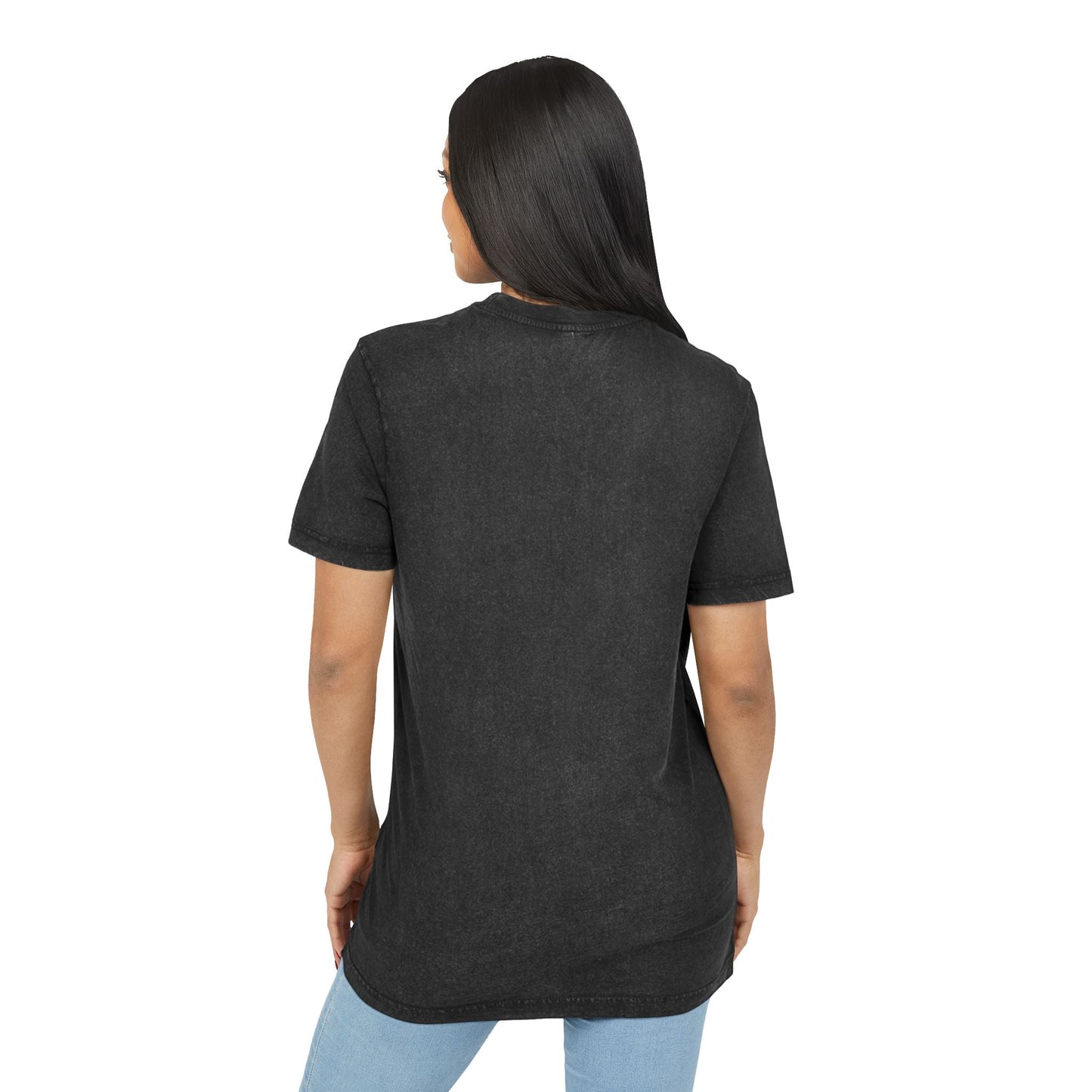 Acid Washed Graphic Tee: Casual Vibes, Perfect Gift for Friends, Everyday Wear, Layering Top, Self - Care Fashion - Metamorphosis Creations