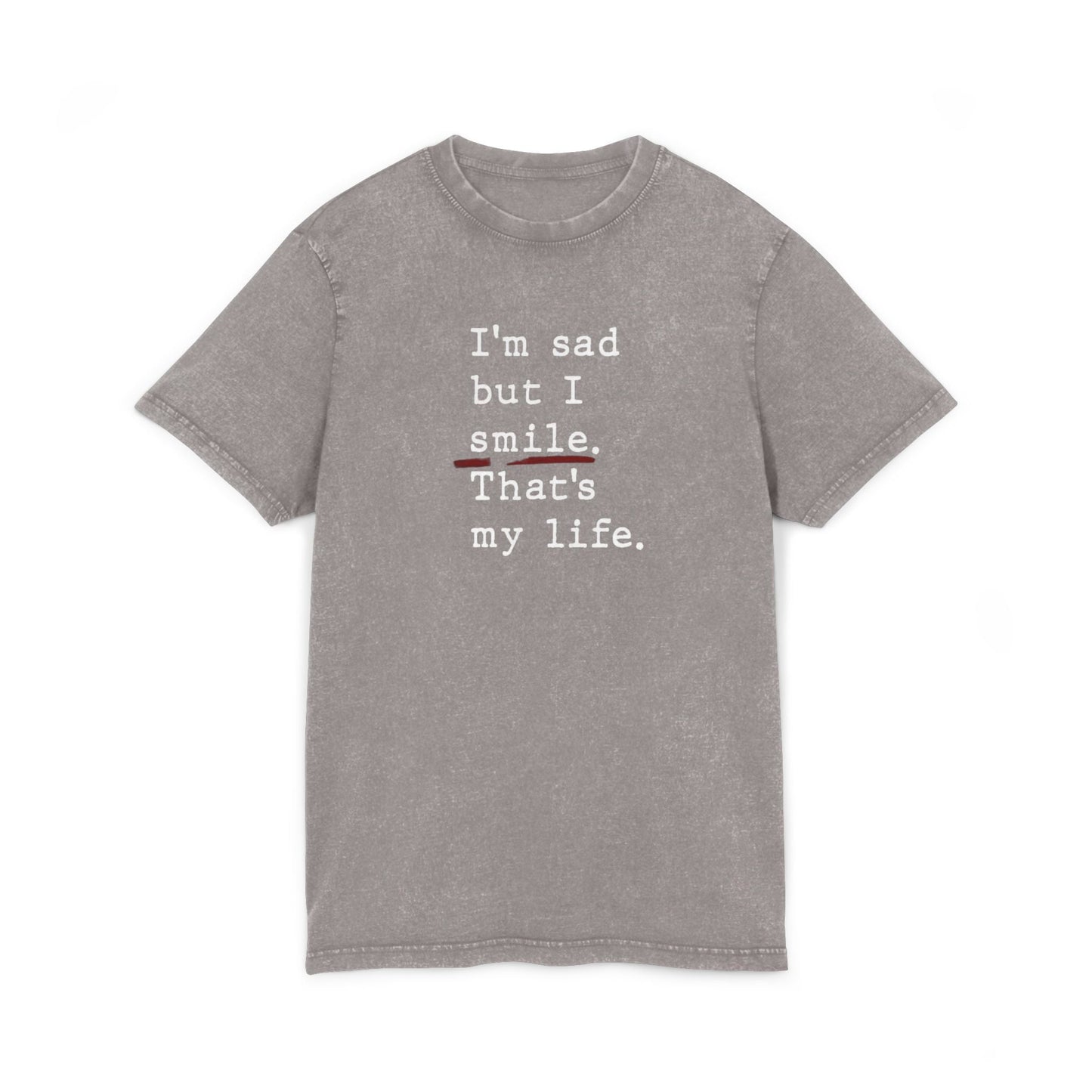 Acid Washed Graphic Tee: Casual Vibes, Perfect Gift for Friends, Everyday Wear, Layering Top, Self - Care Fashion - Metamorphosis Creations