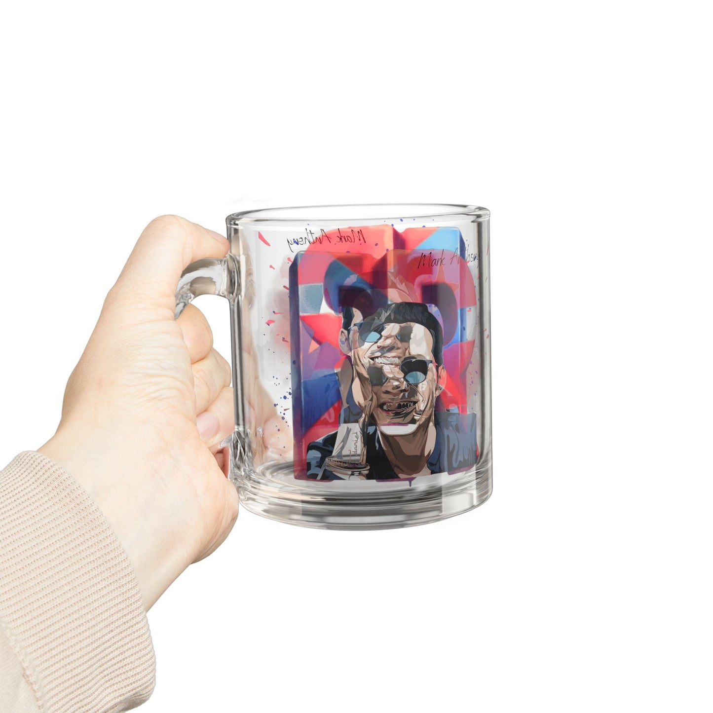 Artistic Glass Mug Coffee Cup, Unique Gift, Home Decor, Artisan Drinkware, Birthday, Holiday Gift - Metamorphosis Creations