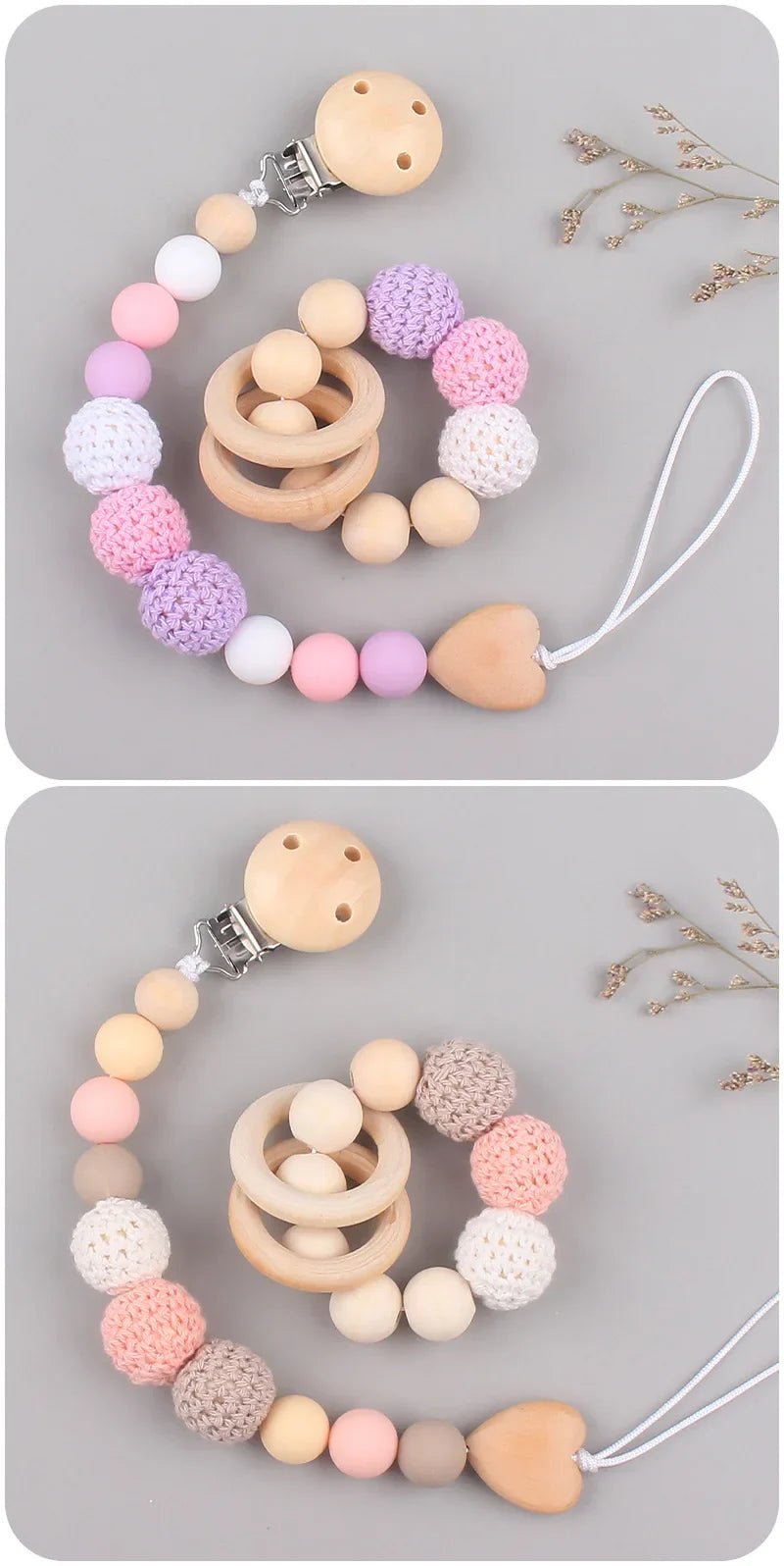 Baby Pacifier Clips - Metamorphosis Creations