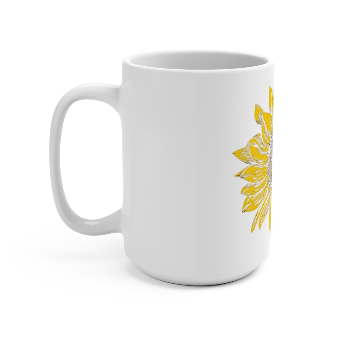 Be Someone's Sunshine Mug, Inspirational Coffee Cup, 15oz Gift for Friends, Positive Vibes, Cheerful Drinkware - Metamorphosis Creations