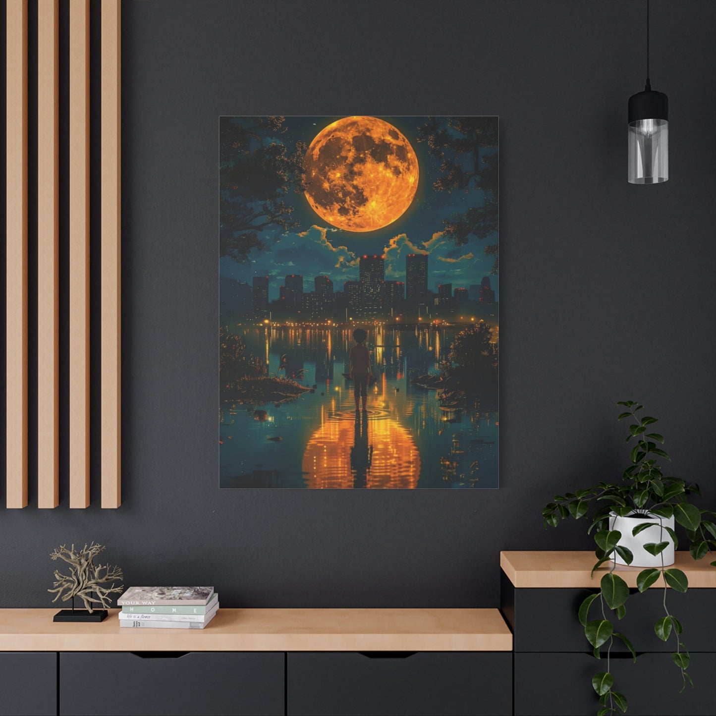 Because words have the power to move you let them live on your wall, Unique Nightscape Decoration, Perfect for Any Occasion - Metamorphosis Creations
