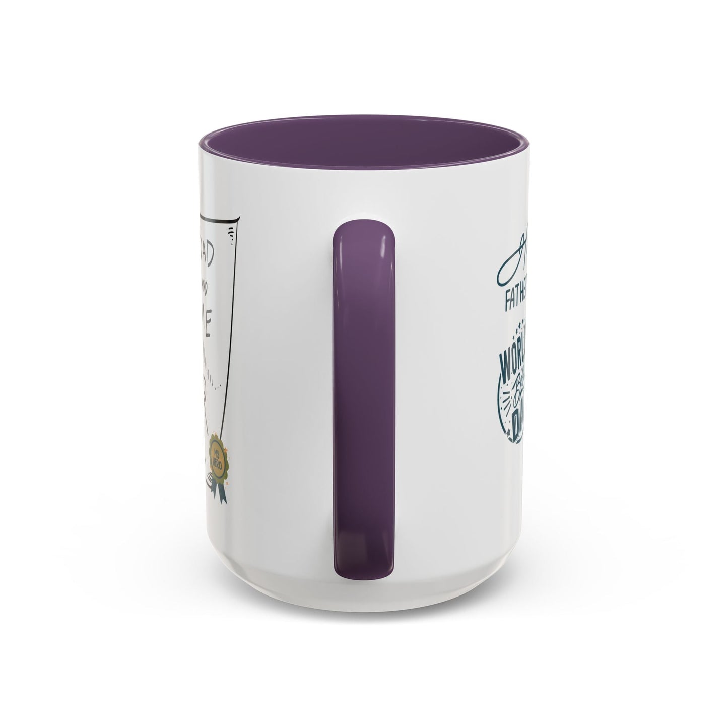 Best Dad Mug Masculine Design Mug Sentimental Fathers Gift Accent Coffee Mug (11, 15oz) - Metamorphosis Creations