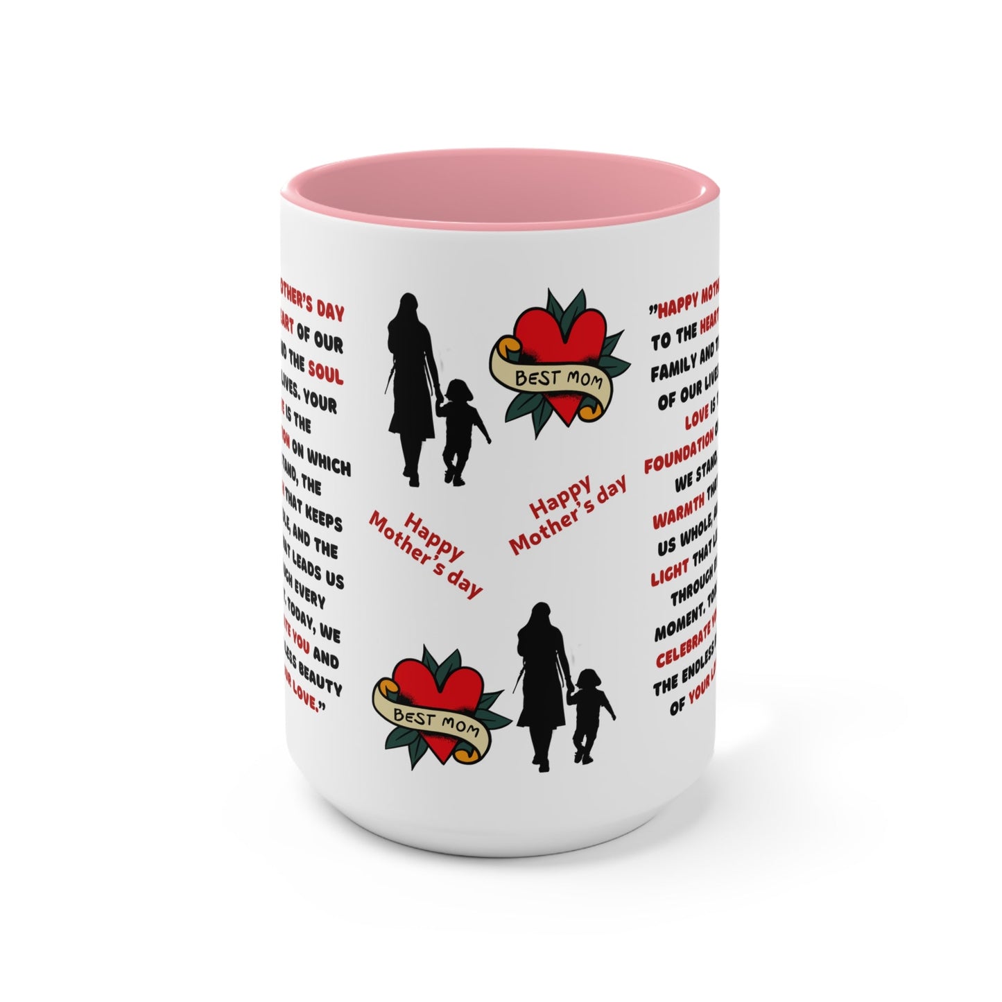 Best Mom Mug Mom Appreciation Mug Loving Mom Gift Accent Mugs - Metamorphosis Creations