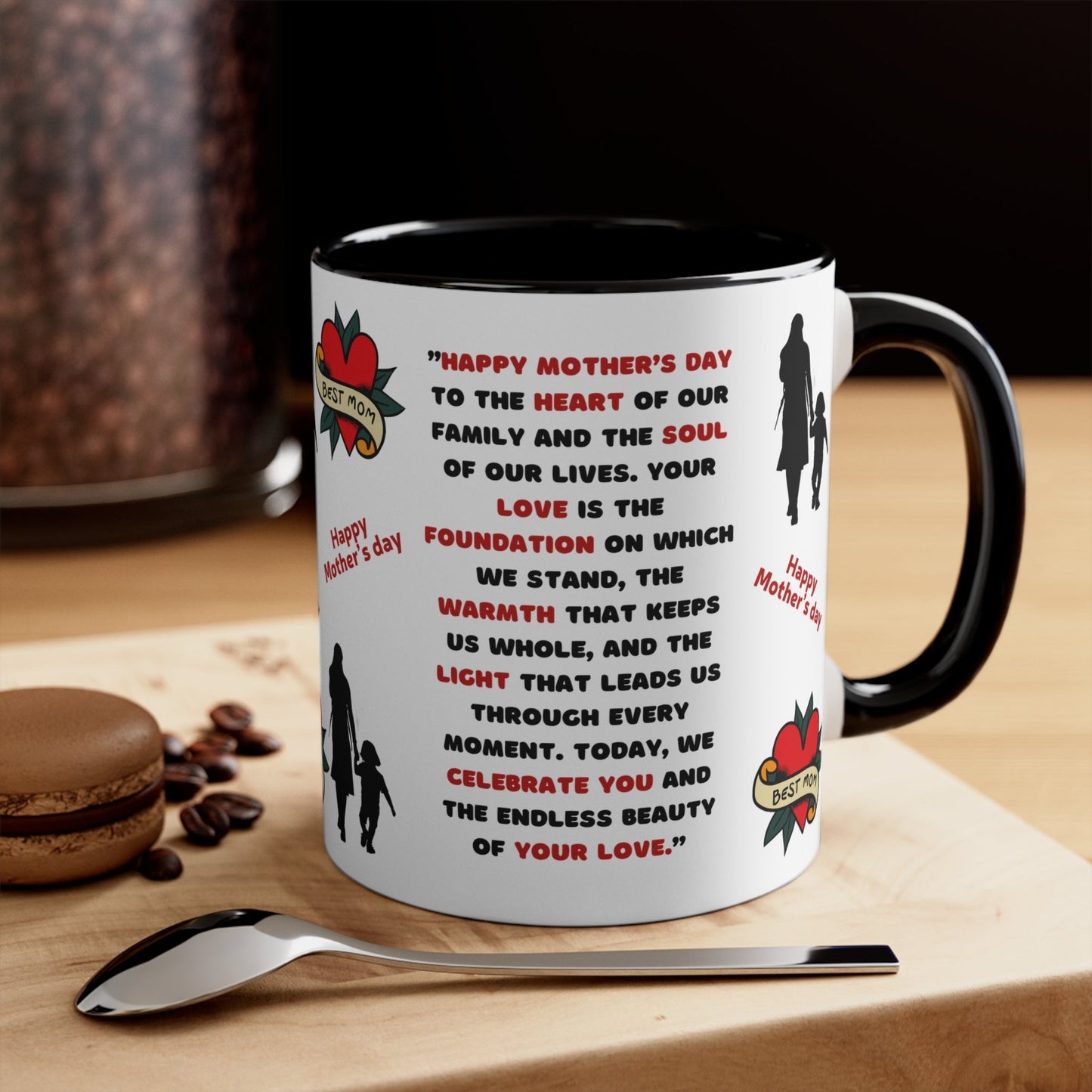 Best Mom Mug Mom Appreciation Mug Loving Mom Gift Accent Mugs - Metamorphosis Creations