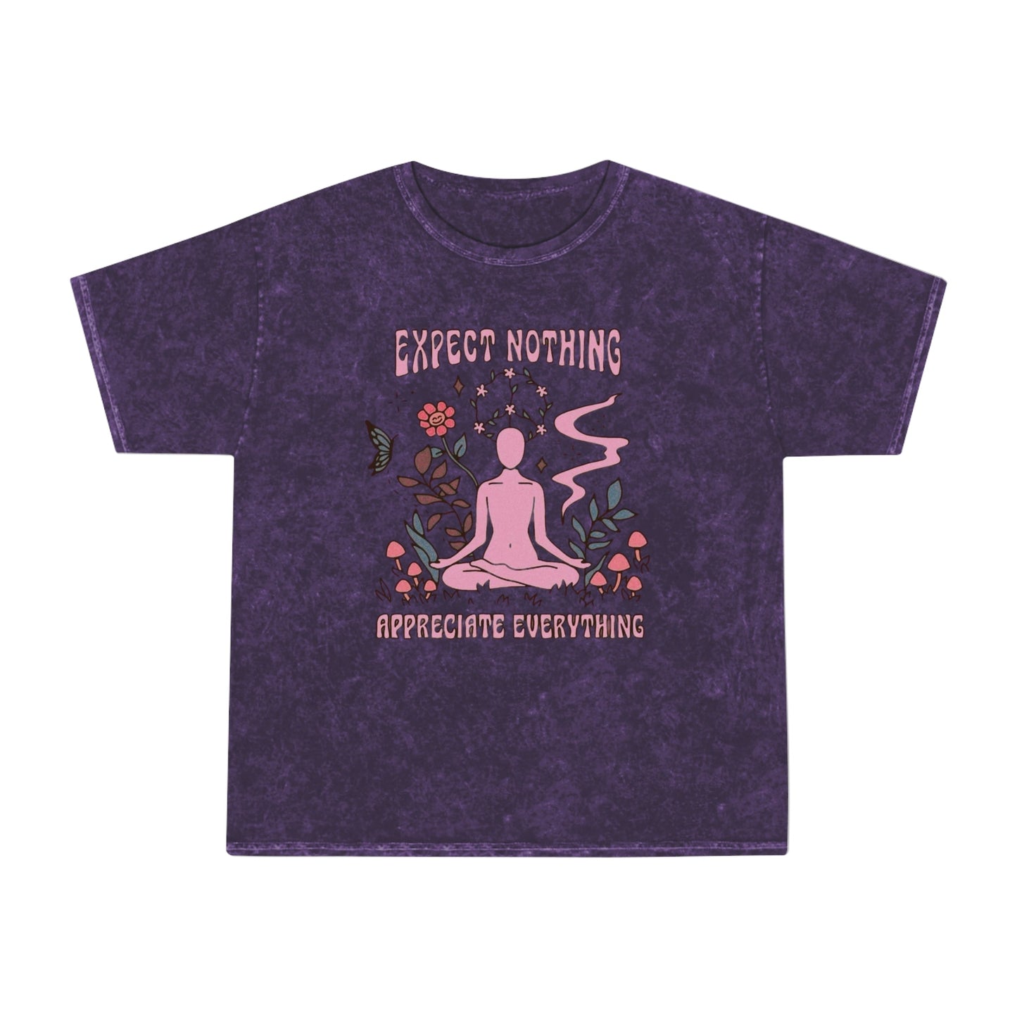 Bohemian Soul, Mindful Zen Mineral , Relaxed Vibe Tee, Gift for Yogis, Spiritual Apparel, Meditation Shirt, Bohemian Fashion - Metamorphosis Creations