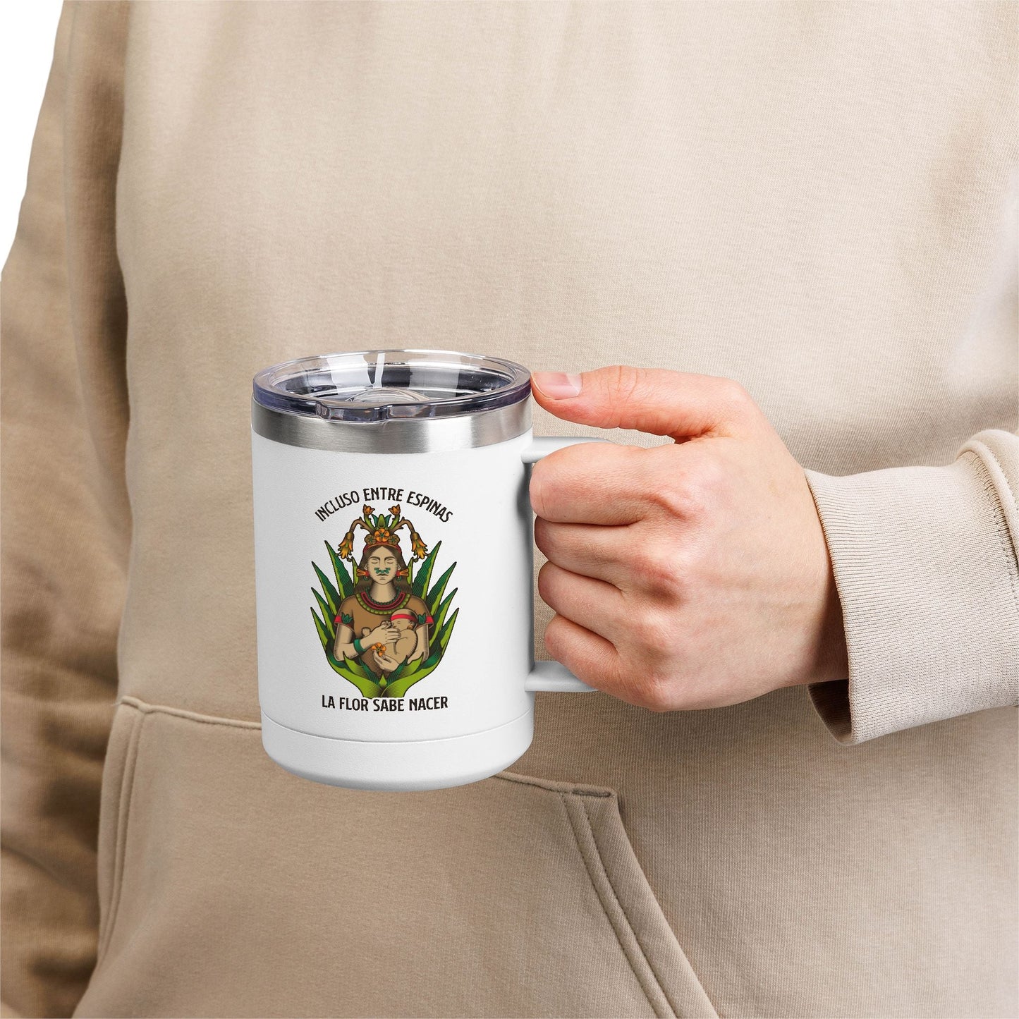 Boho Hippie Mugs for Free Spirits 🌞☕ Artistic Coffee Mug Tumbler, Custom Tumblers for Home and Garden, Perfect Gift for Coffee Lovers, Unique Drinkware for Nature Enthusiasts - Metamorphosis Creations
