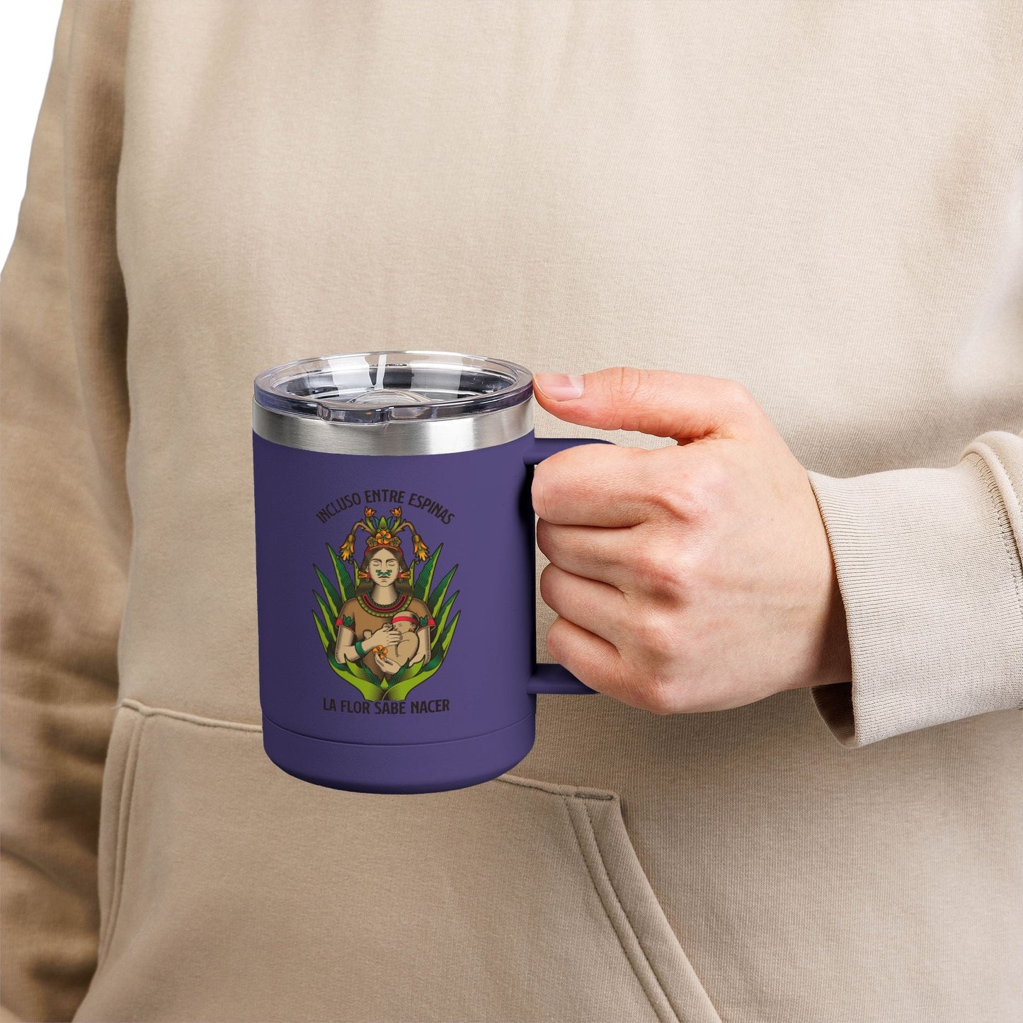 Boho Hippie Mugs for Free Spirits 🌞☕ Artistic Coffee Mug Tumbler, Custom Tumblers for Home and Garden, Perfect Gift for Coffee Lovers, Unique Drinkware for Nature Enthusiasts - Metamorphosis Creations