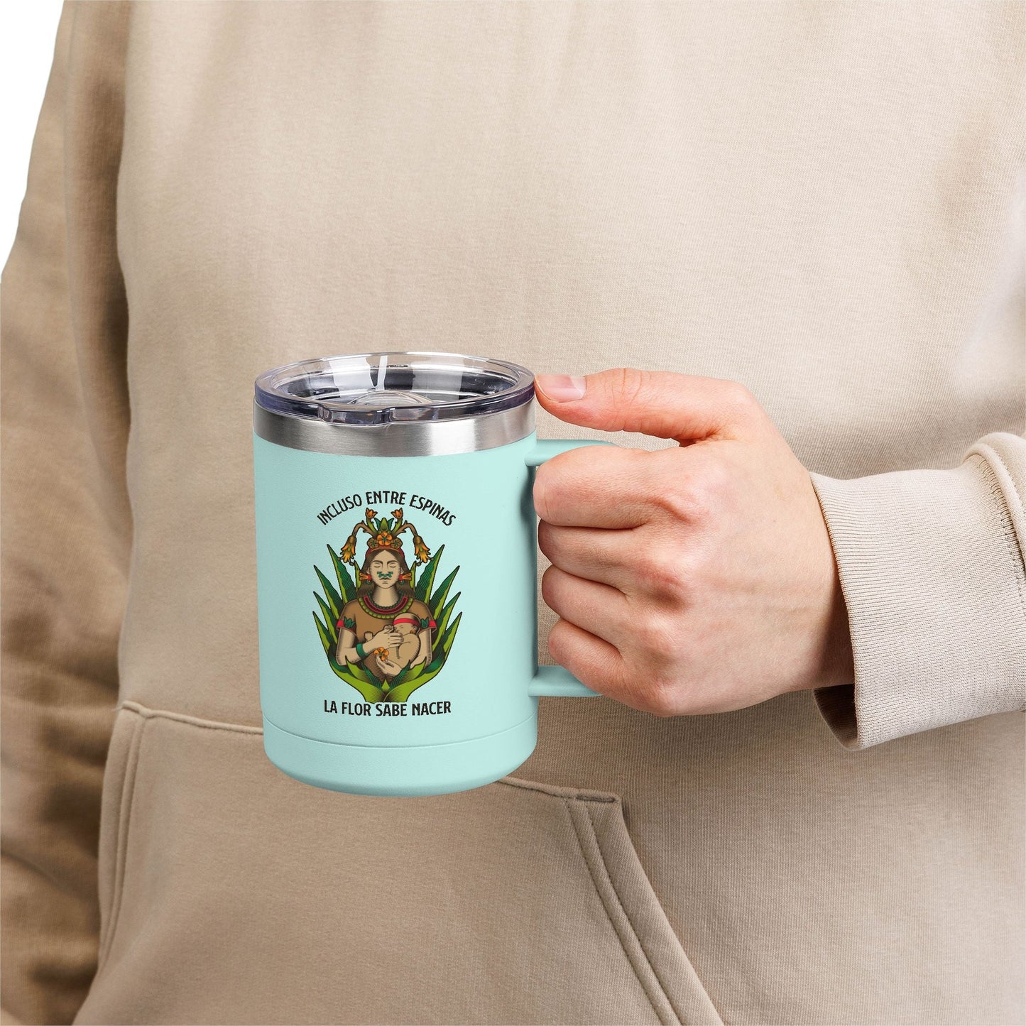 Boho Hippie Mugs for Free Spirits 🌞☕ Artistic Coffee Mug Tumbler, Custom Tumblers for Home and Garden, Perfect Gift for Coffee Lovers, Unique Drinkware for Nature Enthusiasts - Metamorphosis Creations