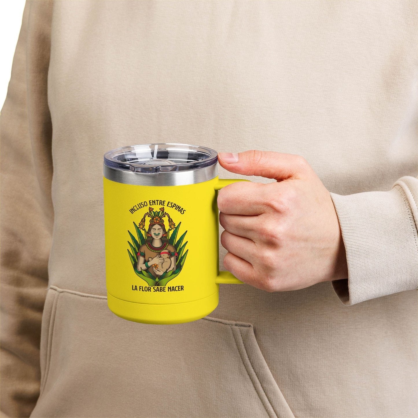 Boho Hippie Mugs for Free Spirits 🌞☕ Artistic Coffee Mug Tumbler, Custom Tumblers for Home and Garden, Perfect Gift for Coffee Lovers, Unique Drinkware for Nature Enthusiasts - Metamorphosis Creations