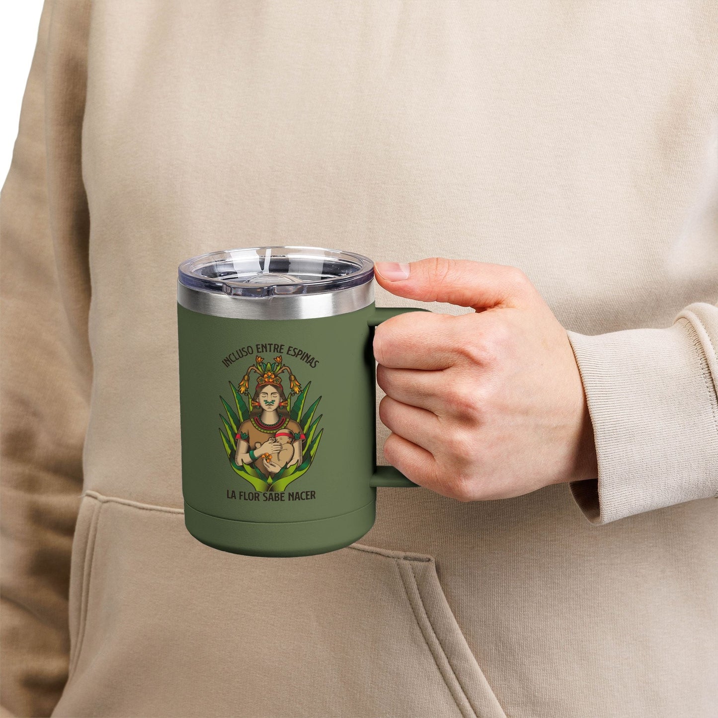 Boho Hippie Mugs for Free Spirits 🌞☕ Artistic Coffee Mug Tumbler, Custom Tumblers for Home and Garden, Perfect Gift for Coffee Lovers, Unique Drinkware for Nature Enthusiasts - Metamorphosis Creations