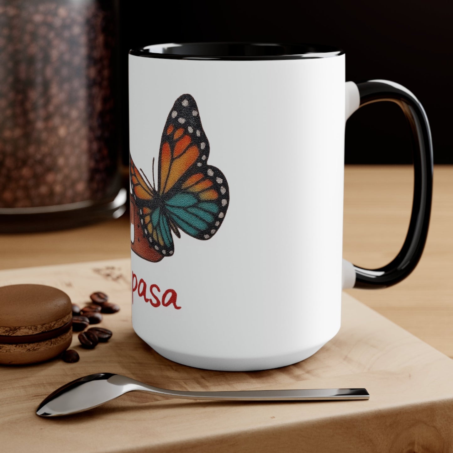 Boho Hippie Mugs for Free Spirits 🌞☕ Butterfly & Band - Aid Empowerment Mug - Inspirational Coffee Cup, Gift for Friends, Self - Care, Motivational, Encouragement, Home Decor - Metamorphosis Creations