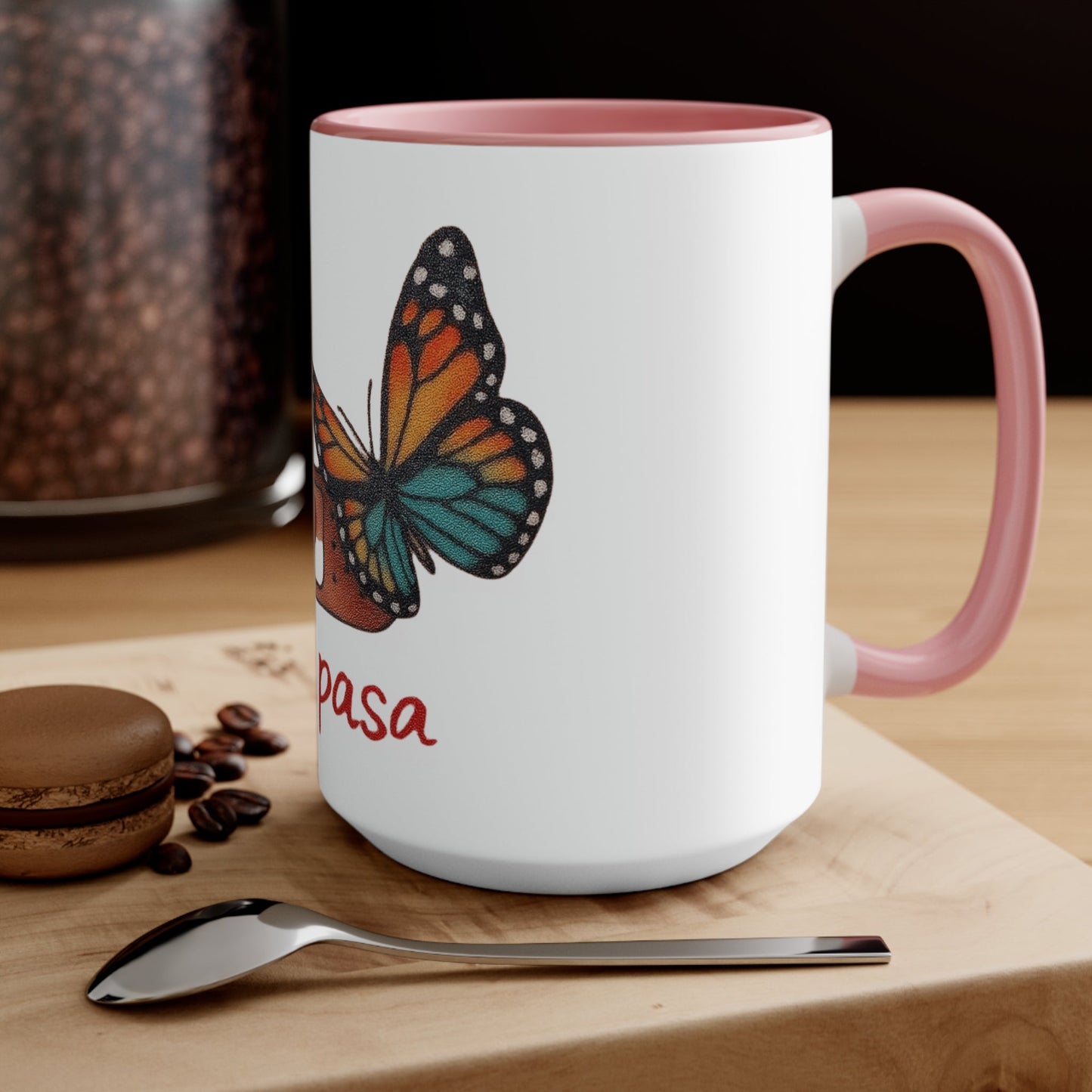 Boho Hippie Mugs for Free Spirits 🌞☕ Butterfly & Band - Aid Empowerment Mug - Inspirational Coffee Cup, Gift for Friends, Self - Care, Motivational, Encouragement, Home Decor - Metamorphosis Creations